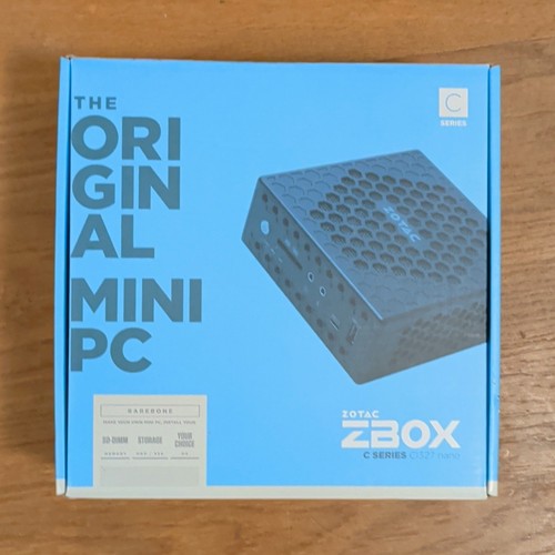 Zotac zbox ci327 nano fanless - zotac,
